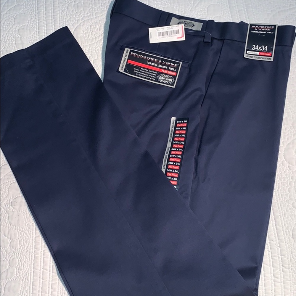 NWT Roundtree and Yorke Men's Dress Pants